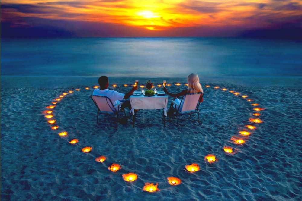 Romantik und Flitterwochen
